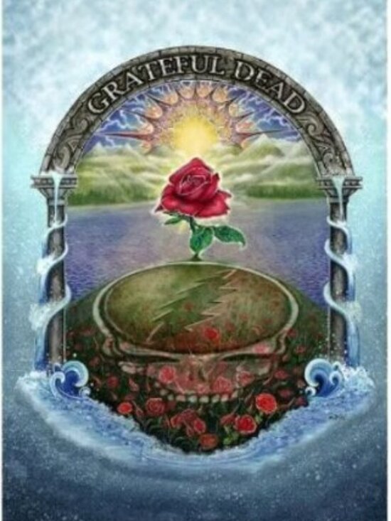 Grateful Dead Other - Grateful Dead Rose Garden Tapestry by Mike DuBois ~ 30” x 45” ~ Brand New!